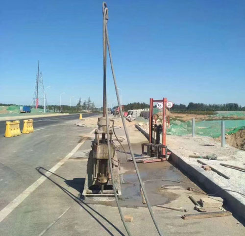 绍兴公路高聚物注浆加固